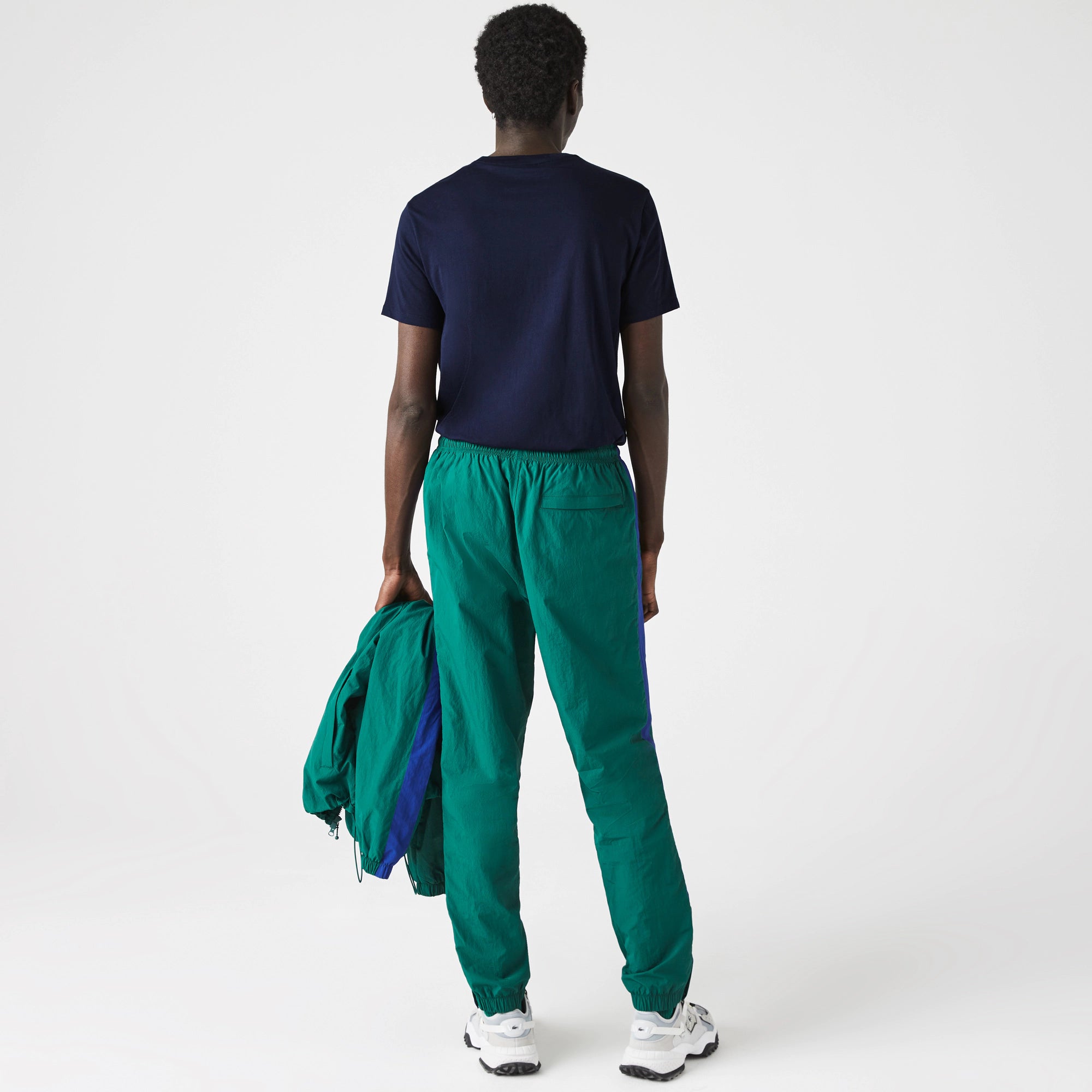 Men's Lacoste Crew Neck Pima Cotton Jersey T-Shirt Navy