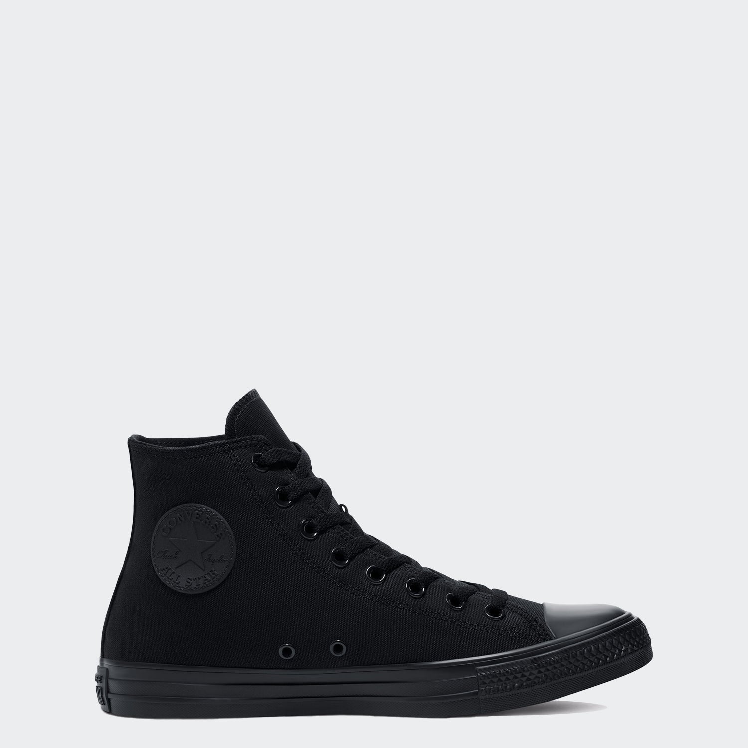 Unisex Converse Chuck Taylor All Star High Top Shoe Black Monochrome