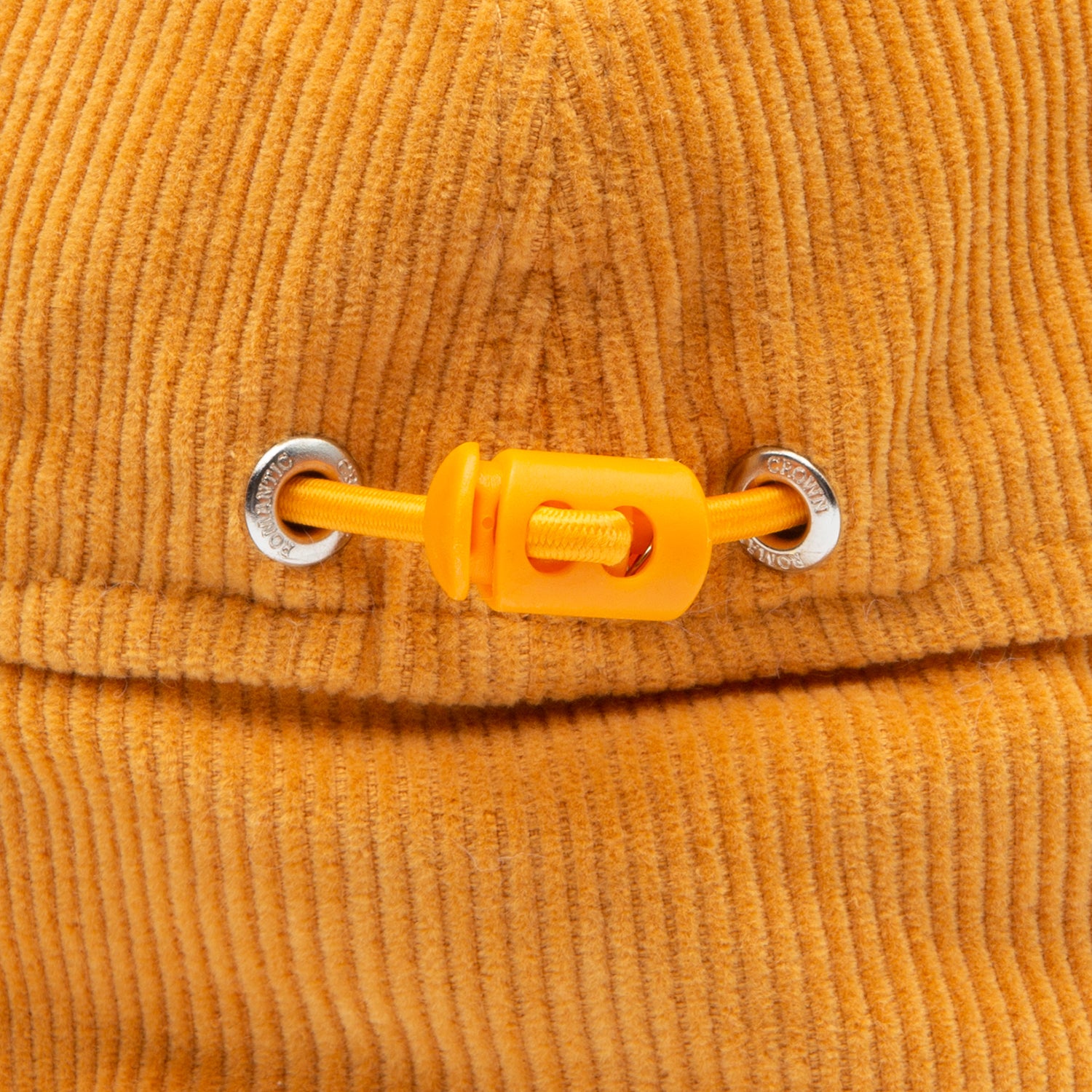 Unisex Romantic Crown Corduroy Trooper Hat Yellow