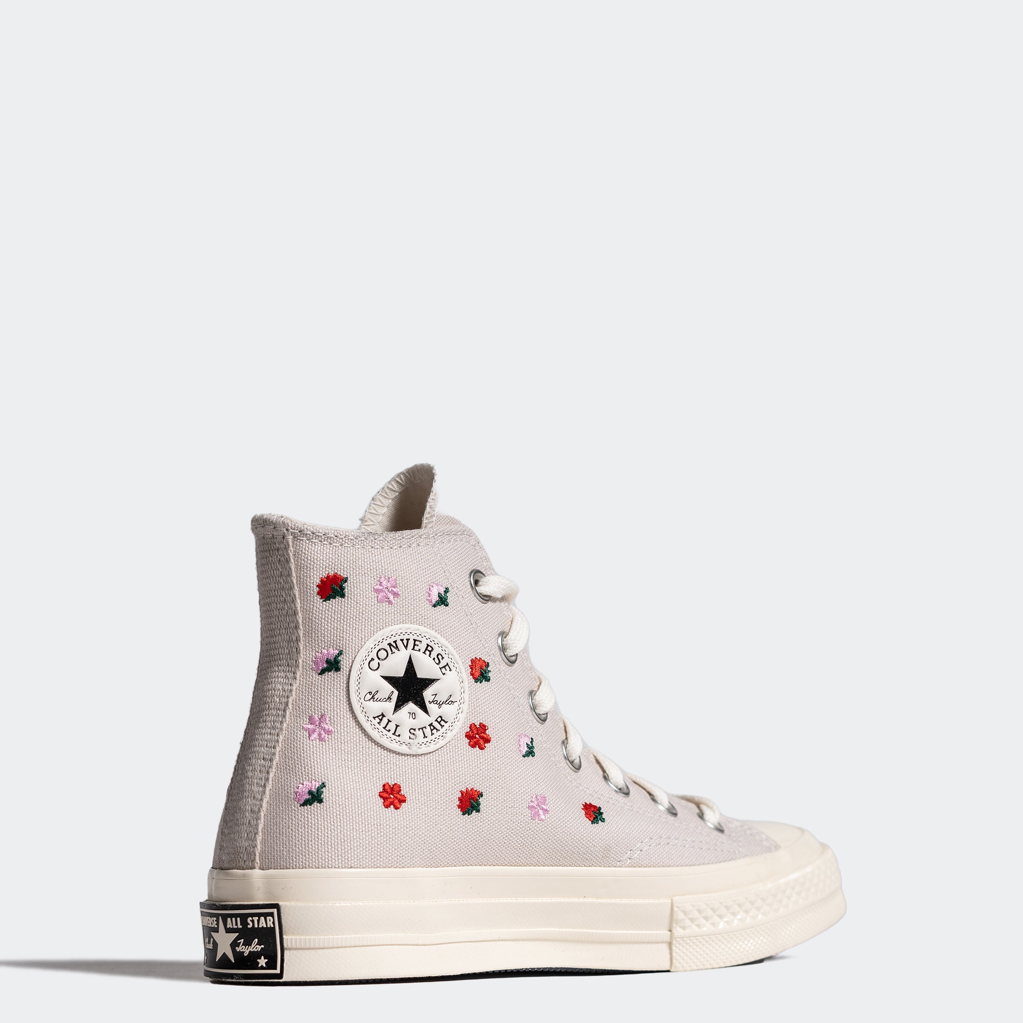 Women's Converse Chuck 70 Hi Floral Embroidery Desert Sand