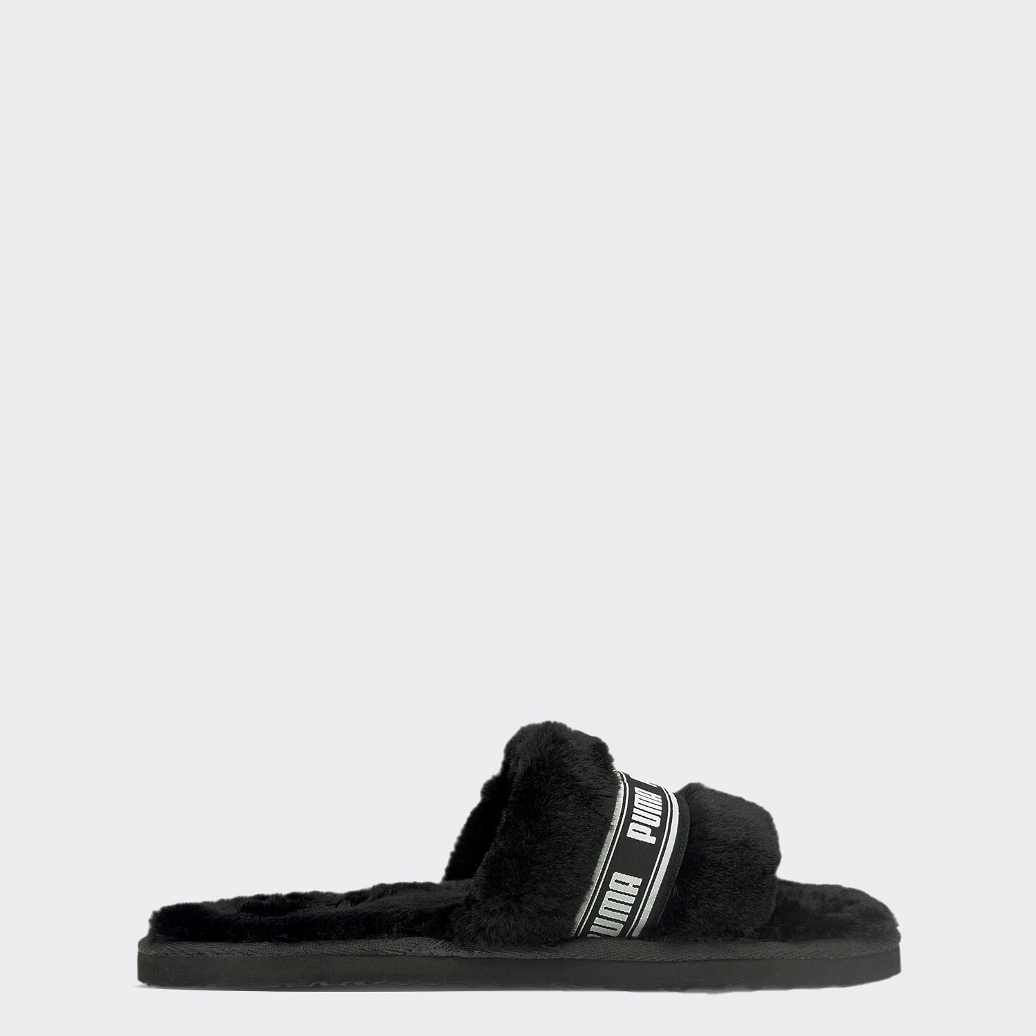 Women's PUMA Fluff Remix Slides Black