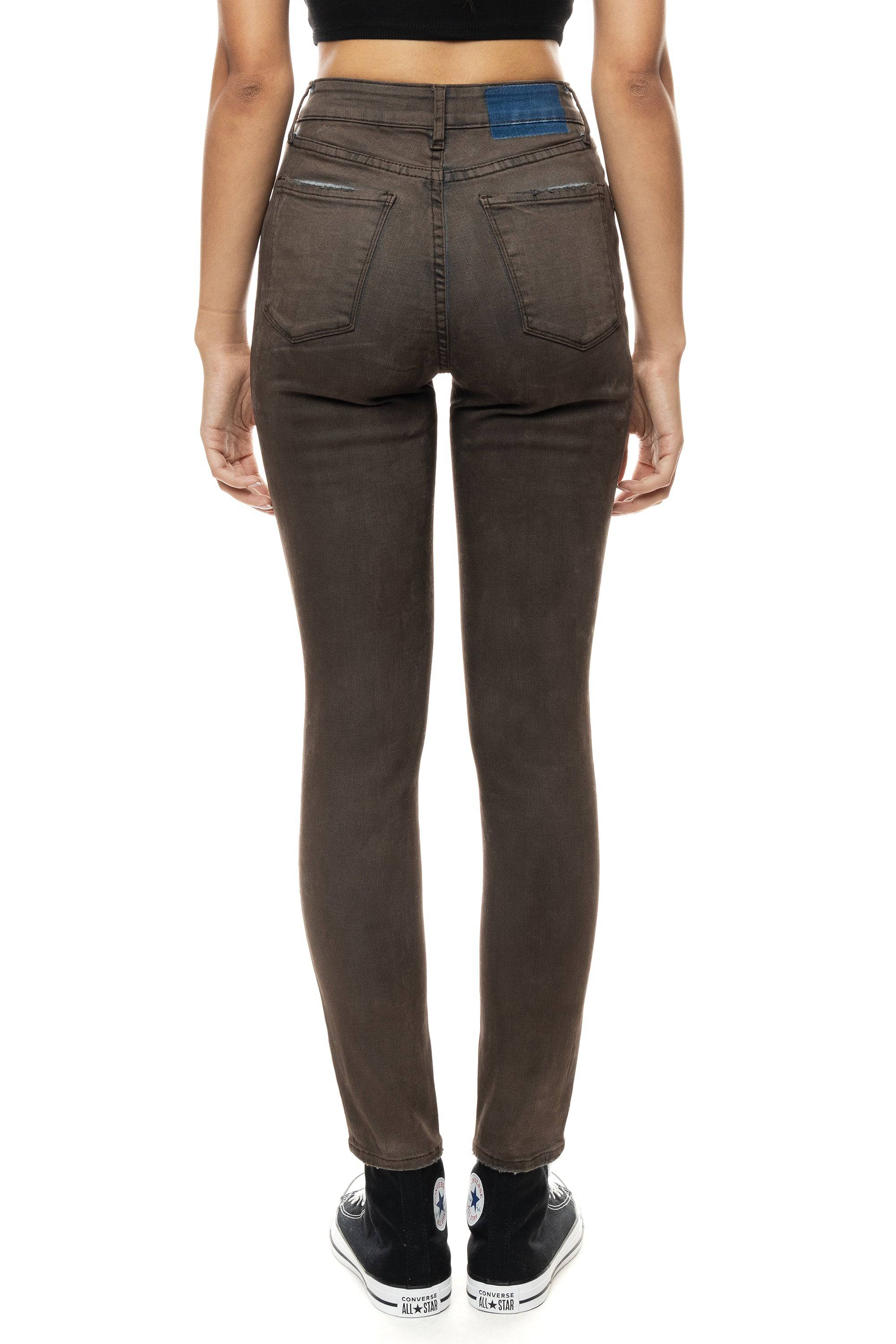 Women's Smoke Rise Red Over Spray Fashion Denim Aztec Brown