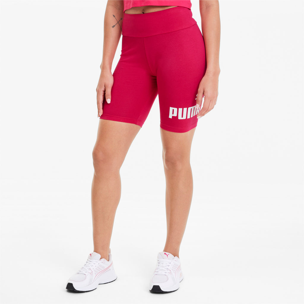 Women's PUMA Essentials+ 7" Biker Shorts Red