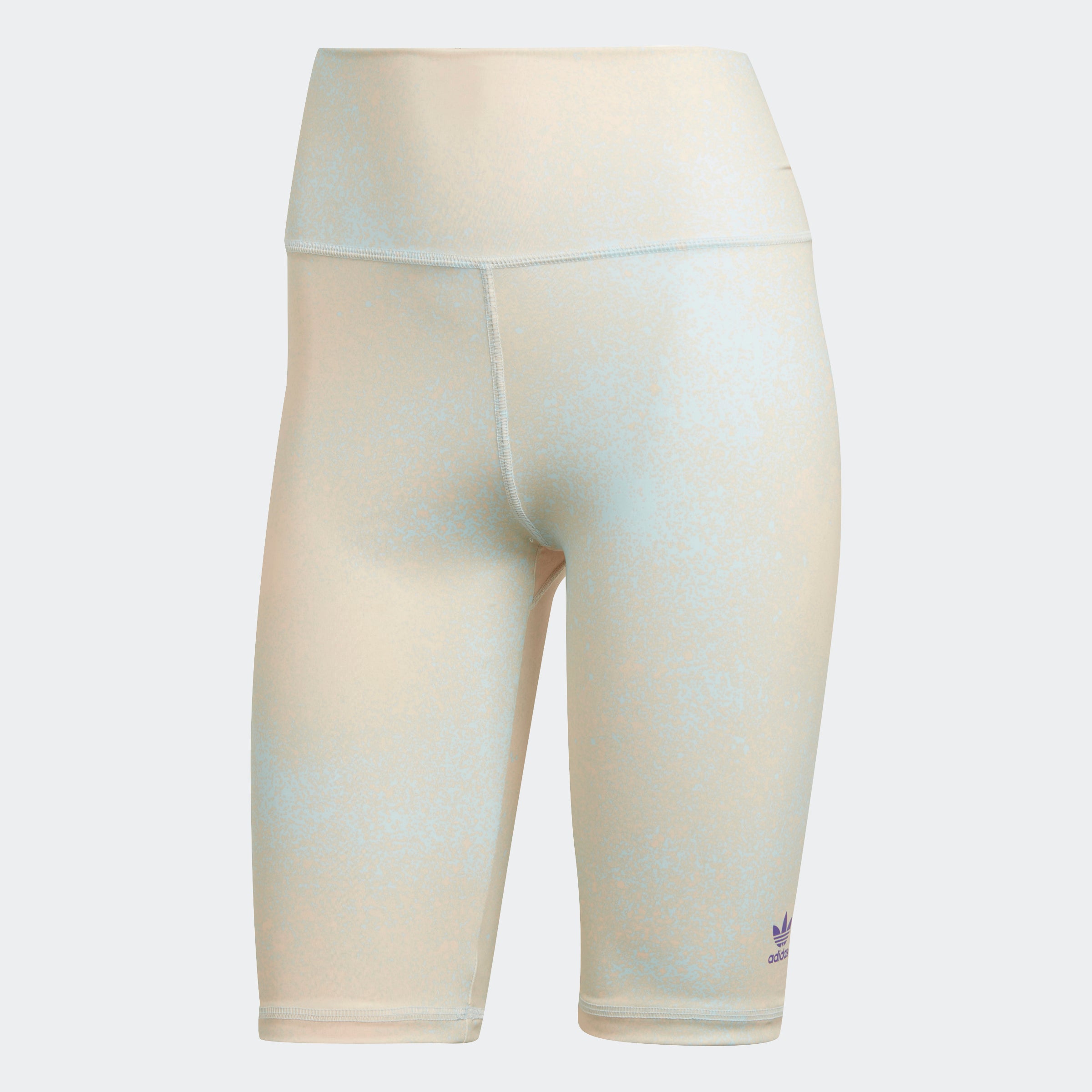 Women's adidas Originals Allover Print Biker Shorts Almost Blue