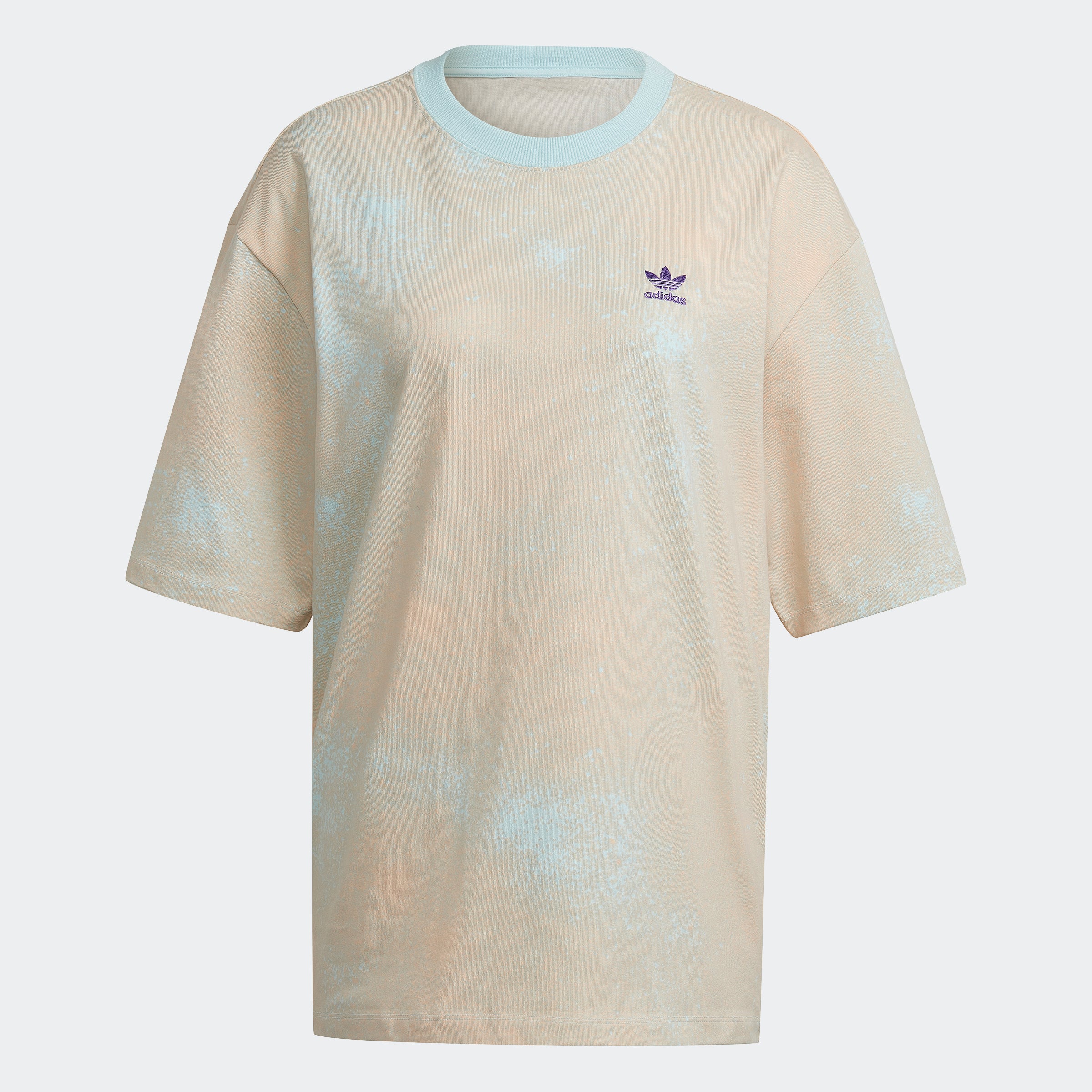 Women's adidas Originals Allover Print Tee Almost Blue