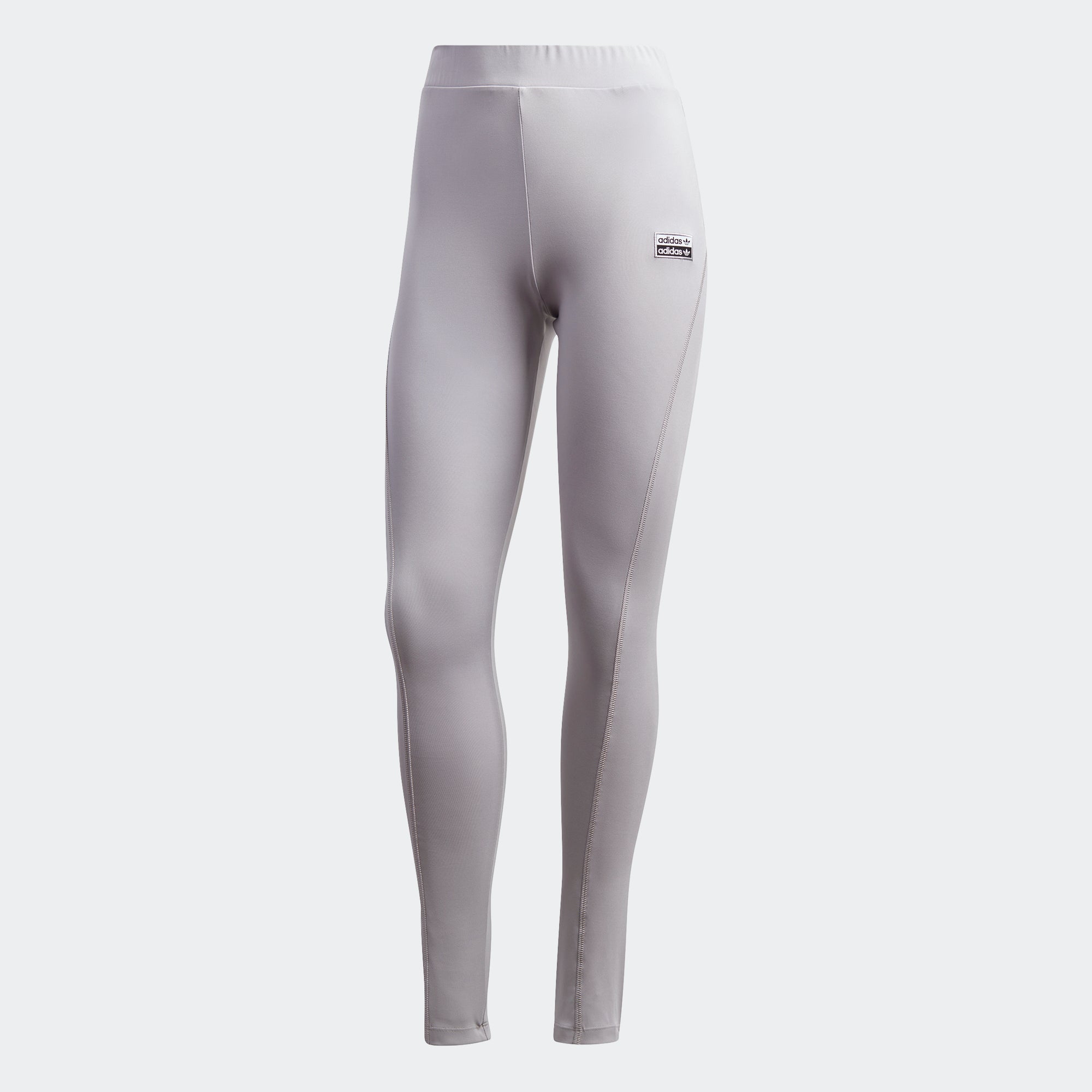 Women's adidas Originals R.Y.V. Leggings Glory Grey GK0695 | Chicago City Sports | front view