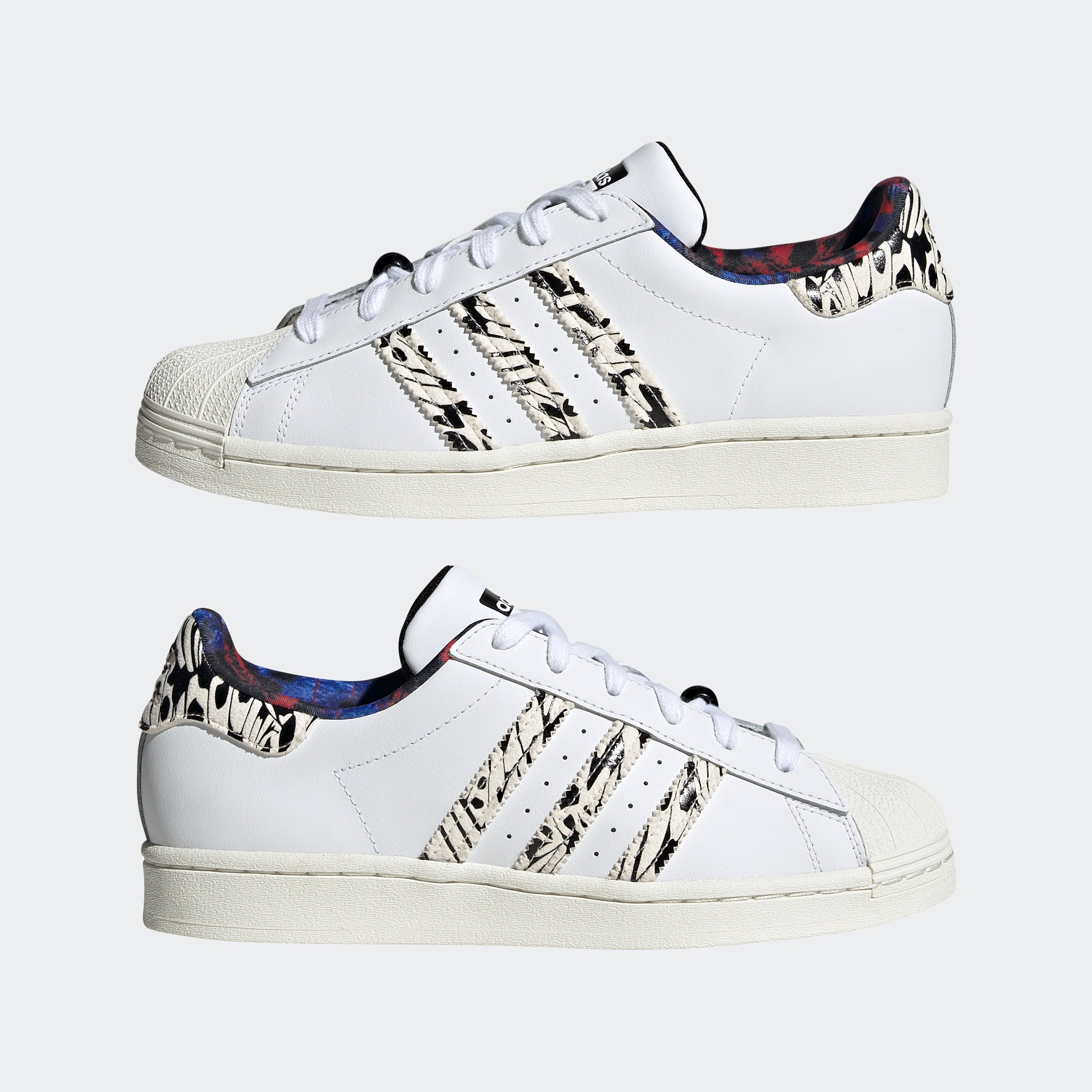 Women's adidas Originals Superstar Shoes White Butterfly