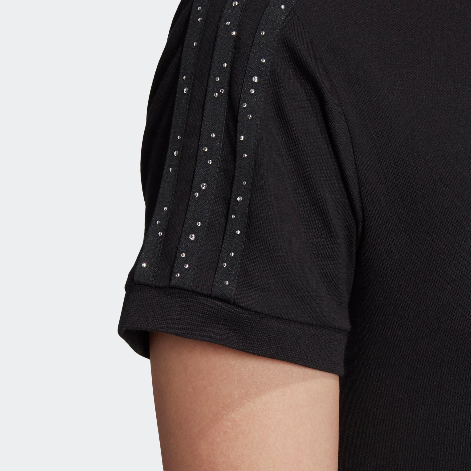 Women's adidas Originals Tee Black GC6789 | Chicago City Sports | short sleeve view