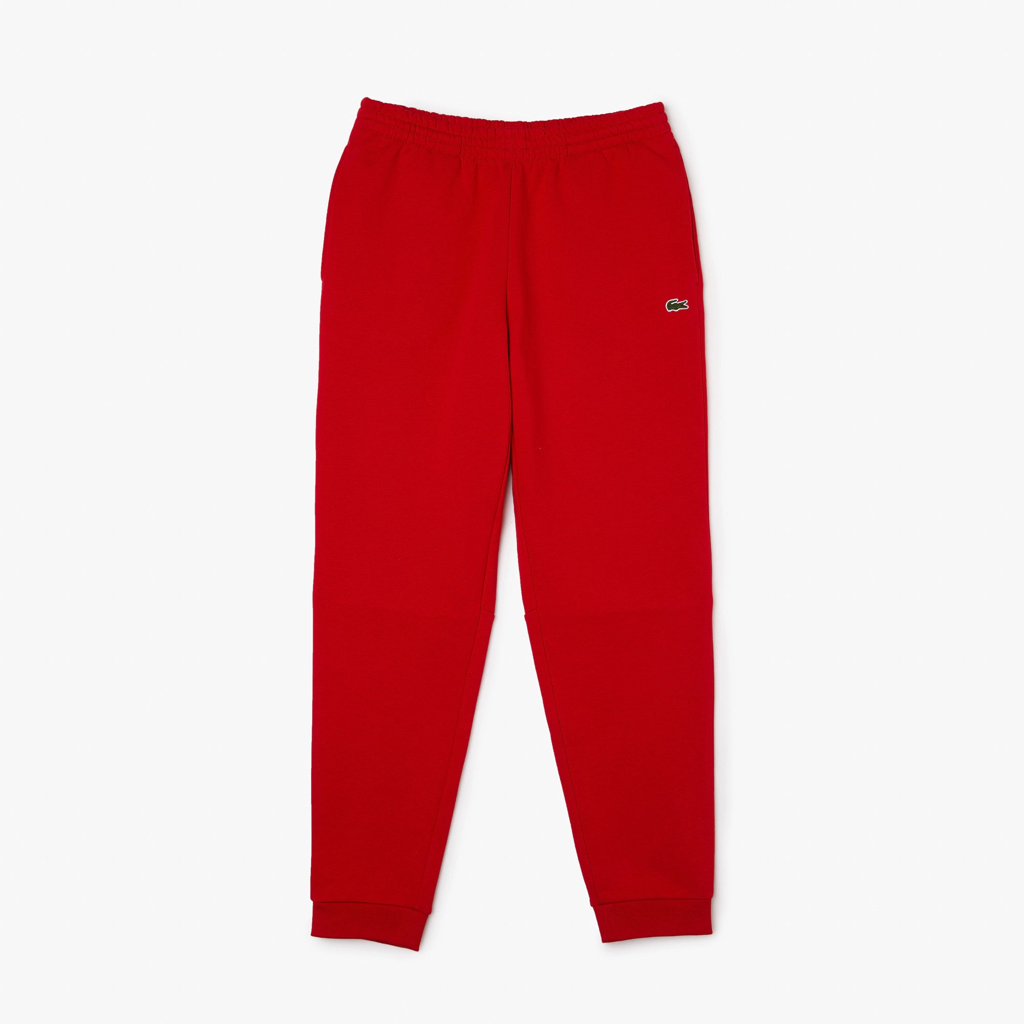 Men's Lacoste Tapered Fit Fleece Trackpants Red