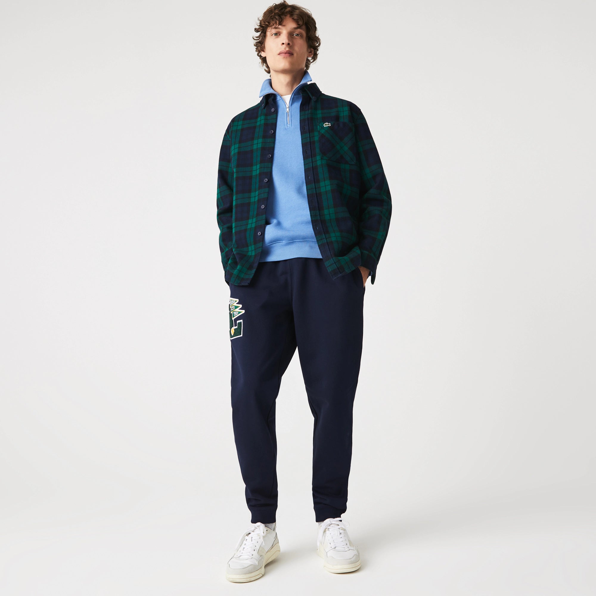 Men's Lacoste Pennants Fleece Pants Navy