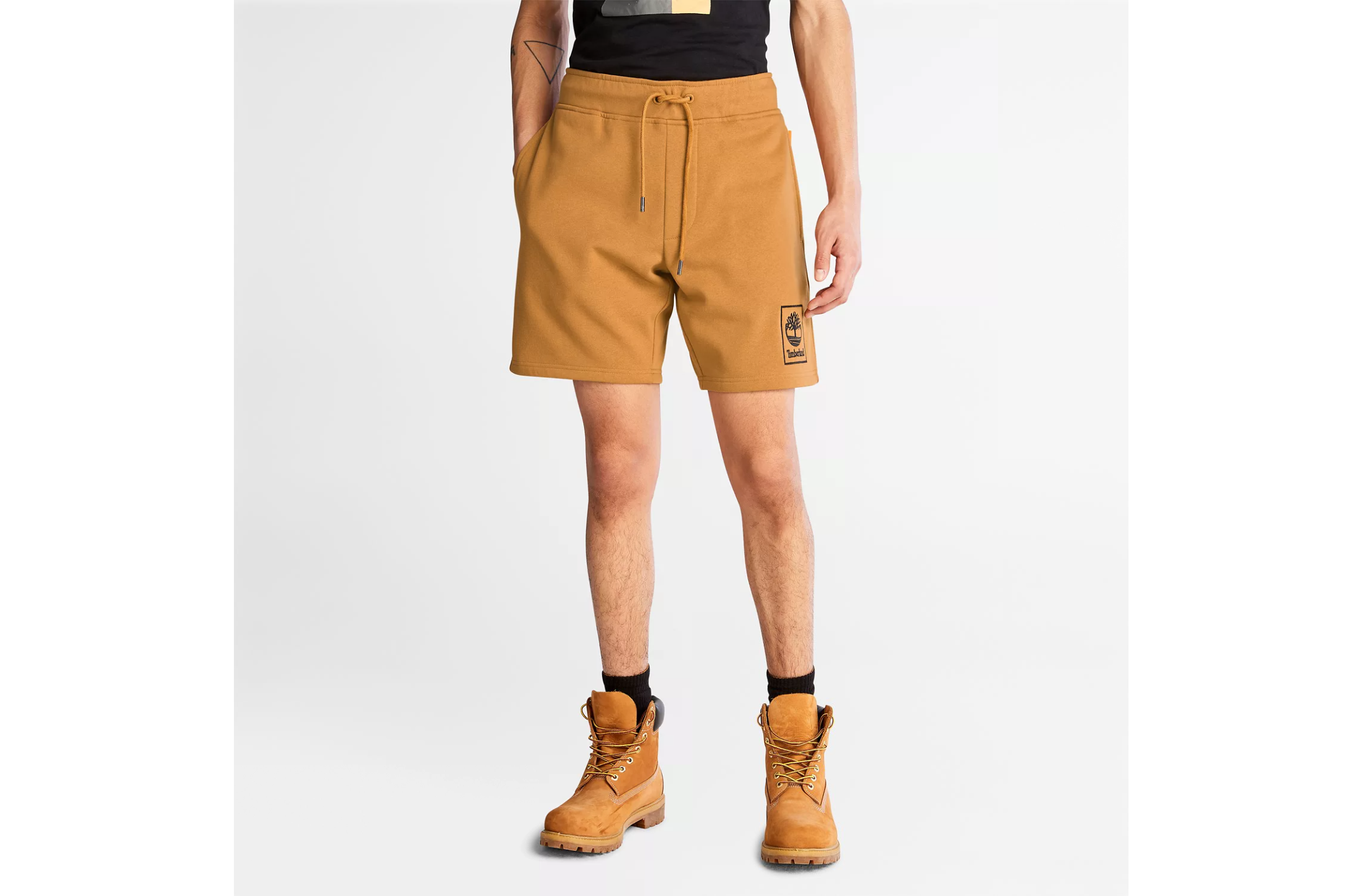 Men's Timberland Sweat Shorts Wheat